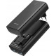 Charmast PowerBank & Wall Adapter C1146L - Φορητή Μπαταρία Φόρτισης 10.000mAh / Φορτιστής Τοίχου με 2 x USB-Α / 1 x Type-C - 20W - Black (ACE100-C)