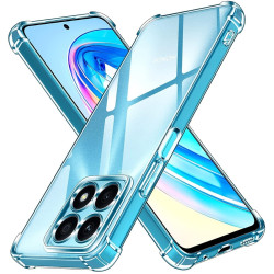 Techsuit Shockproof Clear Silicone - Διάφανη Θήκη Σιλικόνης - Honor X8a - Clear (5949419083295)