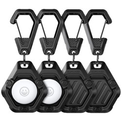 Supcase Unicorn Beetle Pro - Ανθεκτική Θήκη / Μπρελόκ Σιλικόνης Apple AirTag 2 / 1 - 4 Τεμάχια - Black (843439113268)