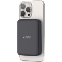 Tech-Protect PB11 LifeMag Magnetic MagSafe PowerBank - Φορητή Μπαταρία Φόρτισης με Ασύρματη Φόρτιση MagSafe 15W / 1 x Type-C - 20W - 10.000mAh - Black (9490713927472)