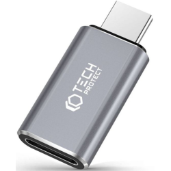 Tech-Protect Ultraboost Adapter - Αντάπτορας Type-C (male) σε Lightning (female) - Grey (9319456606195)
