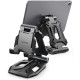 Supcase Multi Angle Heavy Duty Stand - Ανθεκτική Ρυθμιζόμενη & Αναδιπλούμενη Βάση από Αλουμίνιο για Smartphones / Tablets έως 13" - Black (843439106734)