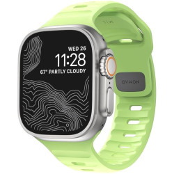 Nomad Sport Band Glow in the Dark - Αδιάβροχο Φωσφορίζον Λουράκι Σιλικόνης - Apple Watch Ultra/SE/11/10/9/8/7/6/5/4 (49/46/45/44mm) - Glow 2.0 (NM01580085)