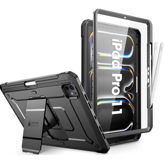 Full Body Ανθεκτική Θήκη με Υποδοχή για Apple Pencil - Apple iPad Pro 11" 2024 - Supcase Unicorn Beetle Pro - Black (843439142961)