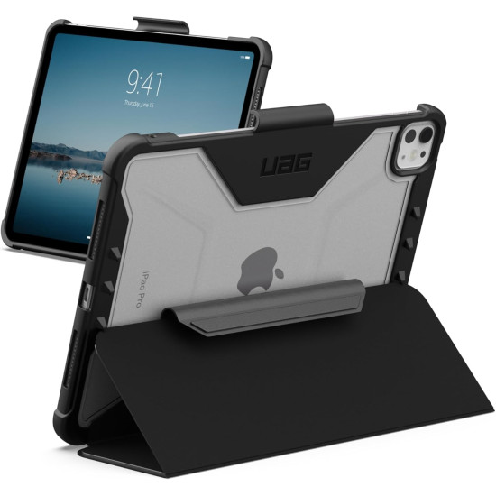 Ανθεκτική Θήκη Folio με Υποδοχή για Apple Pencil - Apple iPad Pro 11" 2025 / 2024 - UAG Plyo - Black / Ice (124477114043)