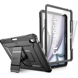 Full Body Ανθεκτική Θήκη με Υποδοχή για Apple Pencil - Apple iPad Air 13" 2025 / 2024 - Supcase Unicorn Beetle Pro - Black (843439142985)