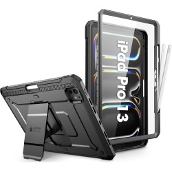 Full Body Ανθεκτική Θήκη με Υποδοχή για Apple Pencil - Apple iPad Pro 13" 2025 / 2024 - Supcase Unicorn Beetle Pro - Black (843439143005)