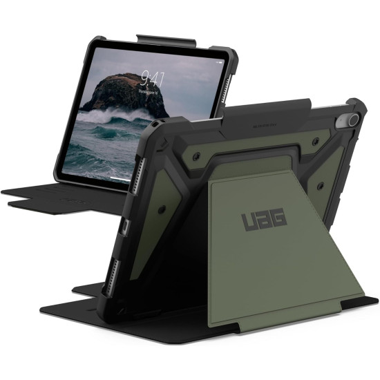 UAG Metropolis SE - Flip Ανθεκτική Θήκη με Υποδοχή για Apple Pencil - Apple iPad Air 7 2025 11" / iPad Air 6 2024 11" / Air 5 2022 10.9" / Air 4 2020 10.9" - Olive (124473117272)