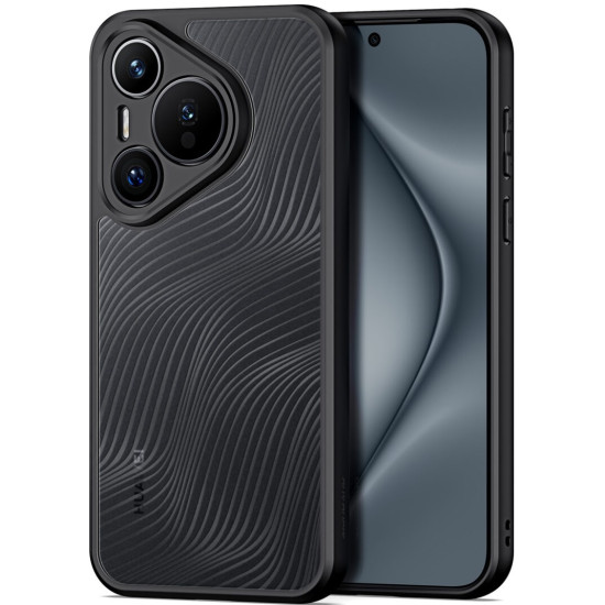 Premium Ημιδιάφανη Σκληρή Θήκη - Huawei Pura 70 - DuxDucis Aimo Series - Black (6934913010464)