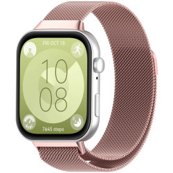 Μεταλλικό Λουράκι - Huawei Watch Fit 4 / 4 Pro / 3 - Tech-Protect Milaneseband - Rose Gold (5906302310487)