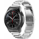 Spacecase Stainless Steel - Universal Μεταλλικό Λουράκι για Smartwatches (22mm) από Ανοξείδωτο Ατσάλι - Silver (5903943240630)
