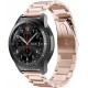 Spacecase Stainless Steel - Universal Μεταλλικό Λουράκι για Smartwatches (22mm) από Ανοξείδωτο Ατσάλι - Pink (5903943240647)
