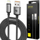 Spacecase Lightning Cable CL04 - Καλώδιο Φόρτισης και Μεταφοράς Δεδομένων USB-A σε Lightning - 100cm - 3A - Black (5905719109196)