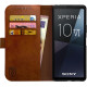 PU Θήκη Πορτοφόλι - Sony Xperia 10 VI - Rosso Element - Brown (8719246449543)