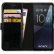 PU Θήκη Πορτοφόλι - Sony Xperia 10 VI - Rosso Element - Black (8719246449499)