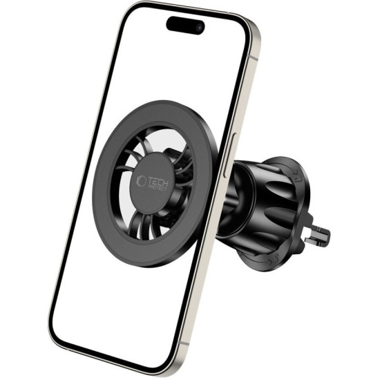 Tech-Protect N56 Magnetic MagSafe Vent Car Mount - Μαγνητική Βάση Στήριξης Κινητών MagSafe για Αεραγωγούς Αυτοκινήτων - Black (5906302309542)