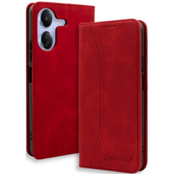 Bodycell Θήκη - Πορτοφόλι Xiaomi Redmi 13C 4G / Poco C65 - Red (5206015074639)