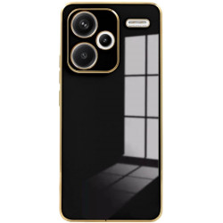 Θήκη Σιλικόνης - Xiaomi Redmi Note 13 Pro Plus - Bodycell Gold Plated - Black (5206015074516)