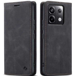 Θήκη Πορτοφόλι - Xiaomi Redmi Note 13 Pro 5G / Poco X6 - Spacecase Wallet - Black (5905719108076)