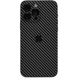 Αυτοκόλλητο Skin Προστασίας Πλάτης - Apple iPhone 15 Pro Max - Gams Premium Vinyl Skin Back Plate - Carbon Fiber Black (GAMS-VNL-SKIN-CFB-001-074)