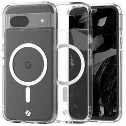 Σκληρή Διάφανη Θήκη MagSafe - Google Pixel 8a - Spacecase Clear MagSafe - Transparent (5905719110567)