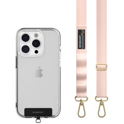 SwitchEasy MagEasy Sling Strap & Strap Card 20mm - Αποσπώμενο Λουράκι Λαιμού για Θήκες Κινητών iPhone - Blossom Pink (MPHIPH159BP23)