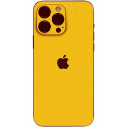 Αυτοκόλλητο Skin Προστασίας Πλάτης - Apple iPhone 15 Pro Max - Gams Premium Vinyl Skin Back Plate - Yellow Satin (GAMS-VNL-SKIN-YS-001-074)