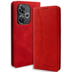 Θήκη Πορτοφόλι - Xiaomi Poco F6 - Bodycell Book Case - Red (5206015075216)