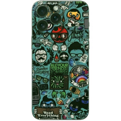 Αυτοκόλλητο Skin Προστασίας Πλάτης - Apple iPhone 15 Pro Max - Gams Premium Vinyl Skin Back Plate - 3D BloodVector (GAMS-VNL-SKIN-BV-001-074)