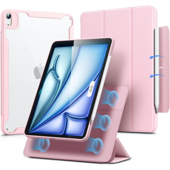 ESR Rebound Hybrid 360 Θήκη Apple iPad Air 7 2025 11" / iPad Air 6 2024 11" / Air 5 2022 10.9" / Air 4 2020 10.9" με Υποδοχή Apple Pencil - Pink (4894240194416)