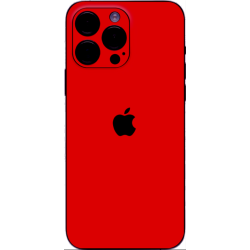 Αυτοκόλλητο Skin Προστασίας Πλάτης - Apple iPhone 15 Pro Max - Gams Premium Vinyl Skin Back Plate - Red Matte (GAMS-VNL-SKIN-RM-001-074)