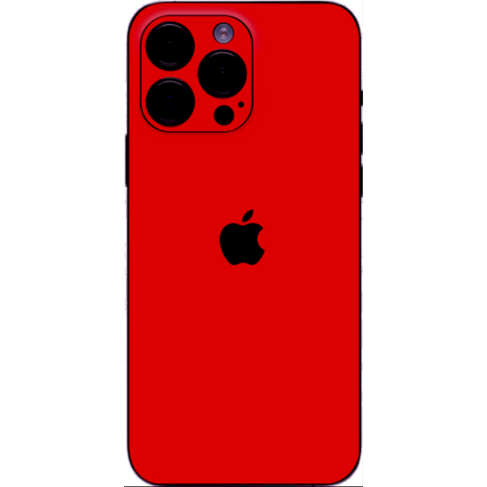 Αυτοκόλλητο Skin Προστασίας Πλάτης - Apple iPhone 15 Pro Max - Gams Premium Vinyl Skin Back Plate - Red Matte (GAMS-VNL-SKIN-RM-001-074)