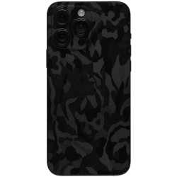 Αυτοκόλλητο Skin Προστασίας Πλάτης - Apple iPhone 15 Pro - Gams Premium Vinyl Skin Back Plate - Camo Black (GAMS-VNL-SKIN-CB-001-076)
