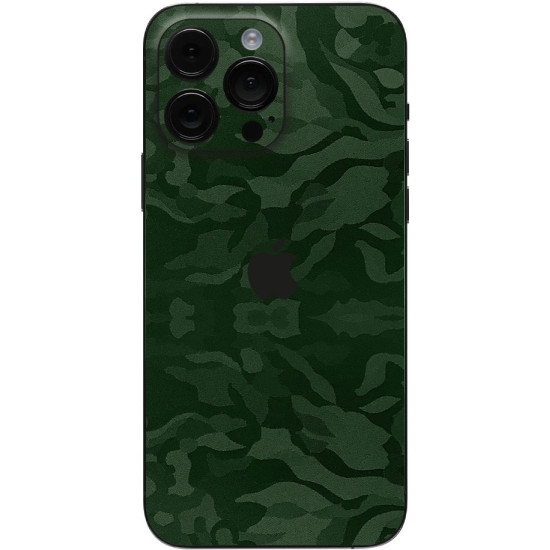 Αυτοκόλλητο Skin Προστασίας Πλάτης - Apple iPhone 15 Pro - Gams Premium Vinyl Skin Back Plate - Camo Green (GAMS-VNL-SKIN-CG-001-076)