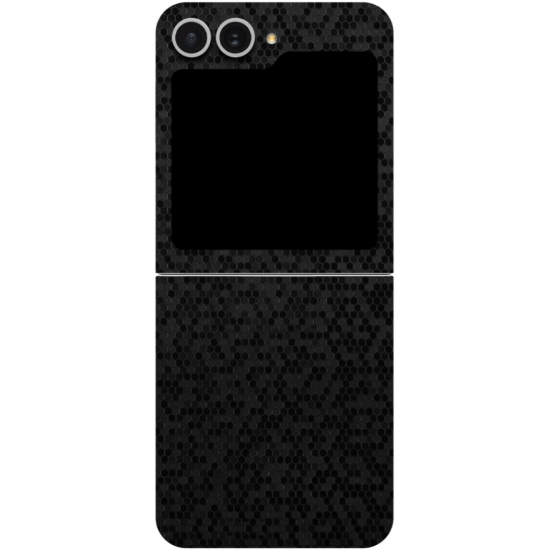 Αυτοκόλλητο Skin Προστασίας Πλάτης - Samsung Galaxy Z Flip6 - Gams Premium Vinyl Skin Back Plate - Honeycomb Black (GAMS-VNL-SKIN-HBK-002-211)