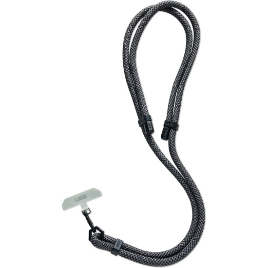 UAG Civilian Crossbody Thick Lanyard - Αποσπώμενο Λουράκι Λαιμού για Θήκες Κινητών / Smartphones - 10mm - Graphite / Black (964371113240)
