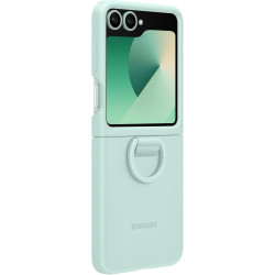 Θήκη Σιλικόνης με Finger Holder / Ring - Samsung Galaxy Z Flip6 - Official Samsung Silicone Case - Mint (EF-PF741TMEGWW)