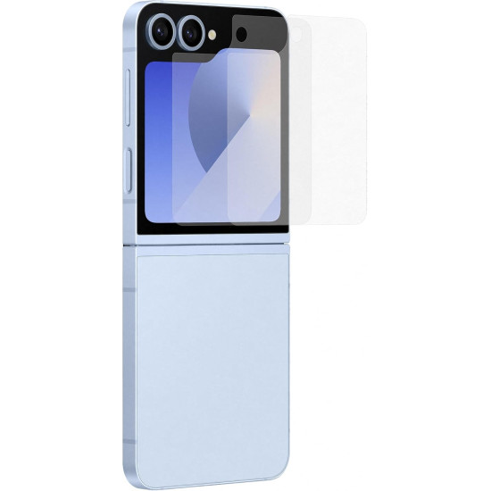 Μεμβράνη Προστασίας Εξωτερικής Οθόνης - Samsung Galaxy Z Flip6 - Official Samsung Anti-Reflecting Film - 2 Τεμάχια - Transparent (EF-UF741CTEGWW)