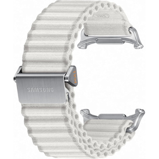 Υφασμάτινο Λουράκι - Samsung Galaxy Watch Ultra 2025 / 2024 47mm - Official Samsung Trail Band - White Sand (ET-SVL70MWEGEU)