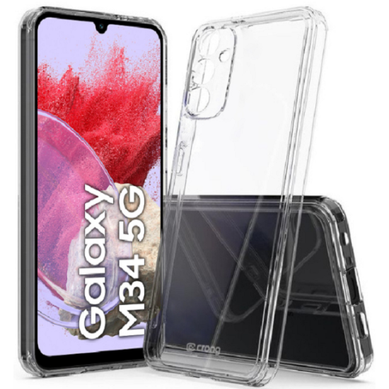 Crong Crystal Shield - Διάφανη Σκληρή Θήκη - Samsung Galaxy M34 5G - Transparent (CRGCSHCSGM34TRS)