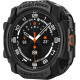 Ανθεκτική Θήκη Σιλικόνης - Samsung Galaxy Watch Ultra 2025 / 2024 47mm - Spigen Rugged Armor - Matte Black (ACS08426)