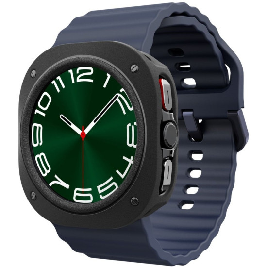 Ανθεκτική Θήκη Σιλικόνης - Samsung Galaxy Watch Ultra 2025 / 2024 47mm - Caseology Vault - Matte Black (ACS08430)