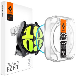 Spigen Tempered Glass GLAS.tR EZ Fit - Αντιχαρακτικό Γυαλί Οθόνης Samsung Galaxy Watch 7 40mm - 2 Τεμάχια (AGL08494)