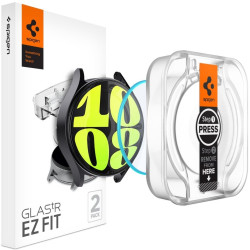 Spigen Tempered Glass GLAS.tR EZ Fit - Αντιχαρακτικό Γυαλί Οθόνης Samsung Galaxy Watch 7 44mm - 2 Τεμάχια (AGL08493)
