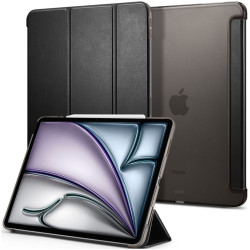 Flip Θήκη με Υποδοχή Apple Pencil - Apple iPad Air 13" 2025 / 2024 - Spigen Smart Fold - Black (ACS07676)