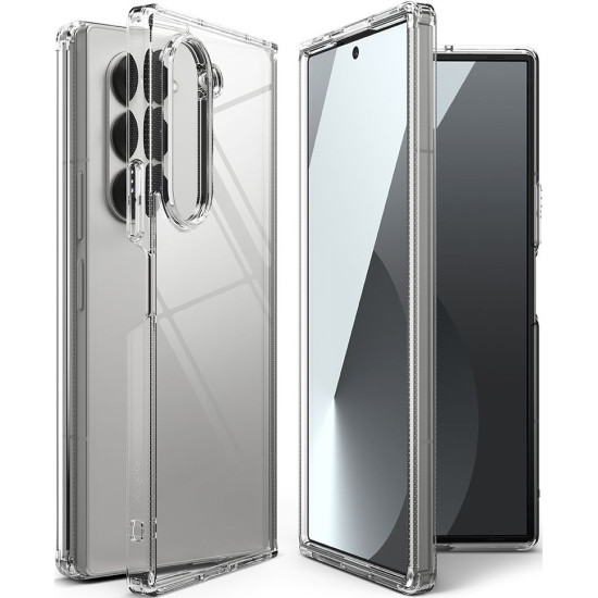Σκληρή Ανθεκτική Διάφανη Θήκη με TPU Bumper - Samsung Galaxy Z Fold6 - Ringke Fusion - Clear (8809961786945)