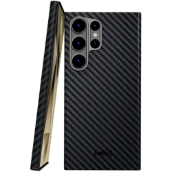 Σκληρή MagSafe Θήκη Aramid Fiber - Samsung Galaxy S24 Ultra - Nekit Fiber - 1mm - 1500D Kevlar - Black (8719246451959)