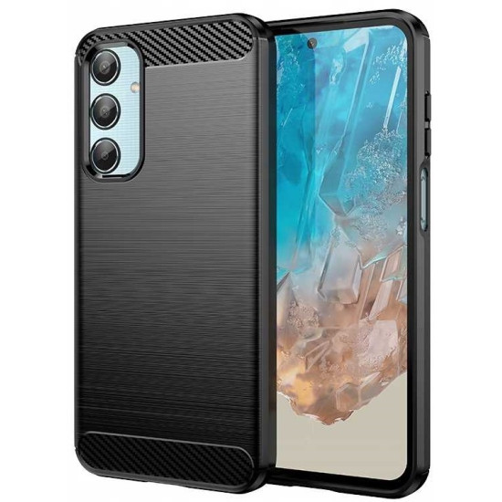 Θήκη Σιλικόνης - Samsung Galaxy M35 - Spacecase Carbon - Black (5905719110901)