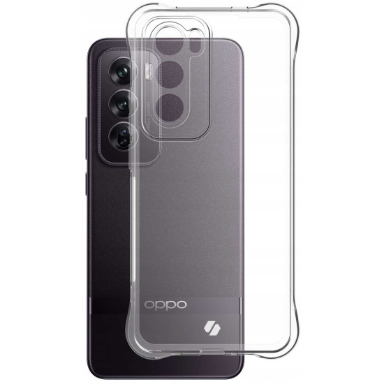 Διάφανη Θήκη Σιλικόνης - Oppo Reno12 Pro - Spacecase Anti-Shock - 1mm - Clear (5905719110703)