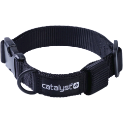 Catalyst Dog Collar for Total Protection Clip-It Case - Ρυθμιζόμενο Κολάρο Κατοικιδίων για Αδιάβροχη Θήκη Apple AirTag 2 / 1 Total Protection Clip-It της Catalyst - M - 35-49 cm - Black (CATPCBLKM)